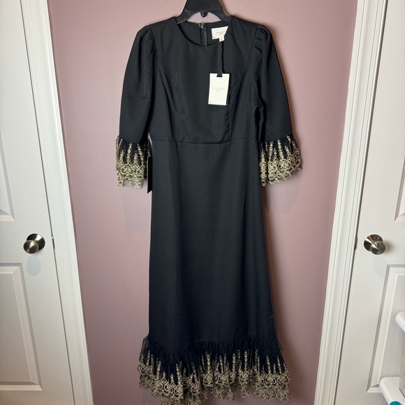 NWT Pomander Place Black Lillith Dress - Picture 5 of 13
